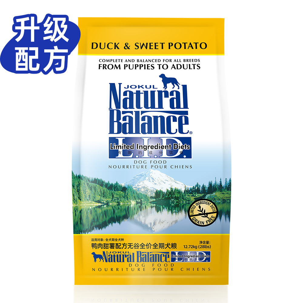 JOKUL NATURAL BALANCE雪山甜薯鴨肉無谷犬糧（大顆粒）